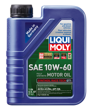 Load image into Gallery viewer, LIQUI MOLY 2068 FITS: 1L Synthoil Race Tech GT1 Motor Oil 10W60 Motor Oils