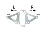 Vortex Racing 99-01,03-05 Yamaha YZF-R6,06-09 YZF-R6 S Lowering Link Kit- Silver