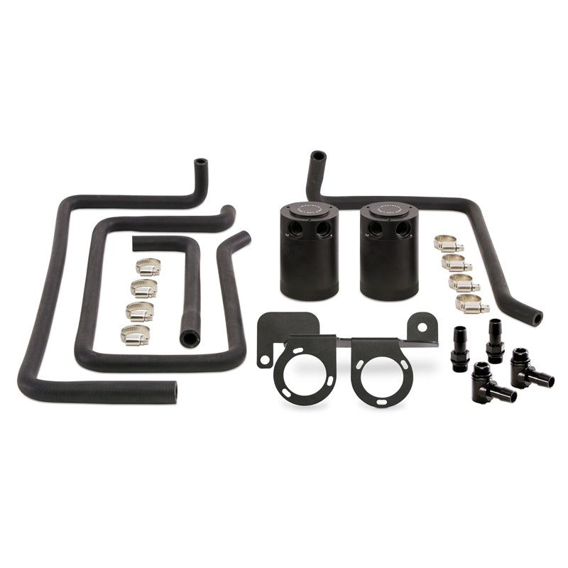 Mishimoto MMBCC-G37-08PBE FITS: Oil Catch Cans FITS: 07-13 Infiniti G37 Baffled Oil Catch Can Kit Oil Catch Cans