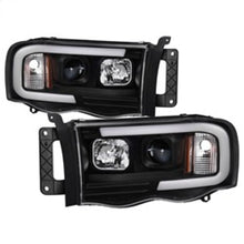 Load image into Gallery viewer, SPYDER 5084606 FITS: 02-05 Dodge Ram 1500 Light Bar Projector Headlights Black (PRO-YD-DR02V2-LB-BK) Headlights