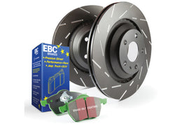 EBC S2KF1384 FITS: S2 Kits Greenstuff Pads and USR Rotors Brake Rotors Slotted
