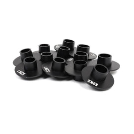 BLOX Racing BXSS-20604 FITS: Subframe Hard Collar Kit for All S2000 Front and Rear total 12 Pieces (Gold) Suspension Arms & Components