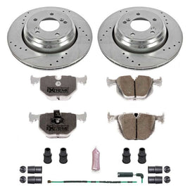PowerStop K5732-26 FITS:Power Stop 01-06 BMW M3 Rear Z26 Street Warrior Brake Kit Brake Kits Performance D&S