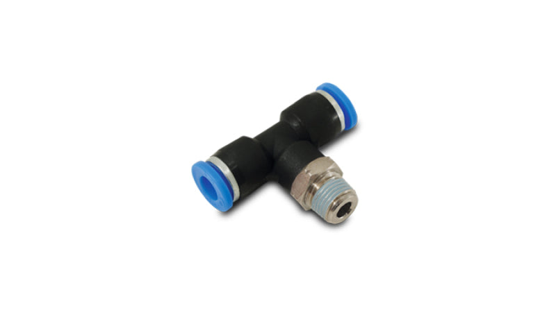 Vibrant 22632 FITS: Male Tee 1-Touch Fitting for 1/4in OD Tube (1/8in NPT) Fittings
