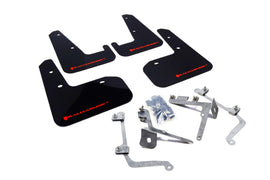 Rally Armor MF19-UR-BLK/RD FITS: 11-14 Subaru WRX/STI (Sedan Only) Black UR Mud Flap w/Red Logo Mud Flaps