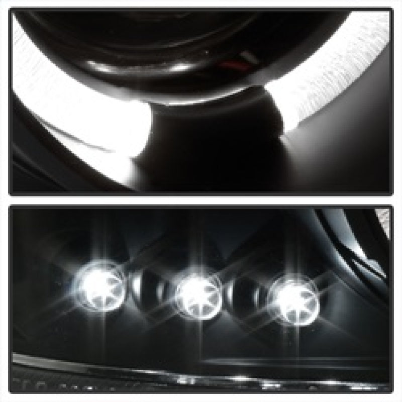 SPYDER 5009357 FITS: GMC Sierra 1500/2500/3500 99-06 Projector Headlights LED Halo LED Black PRO-YD-CDE00-HL-BK Headlights