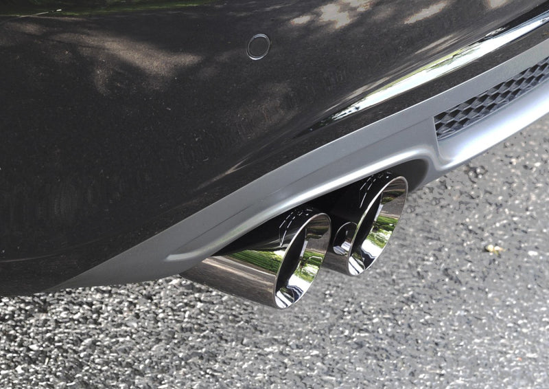 AWE Tuning 3015-22010 FITS: Audi B8 A4 Touring Edition Exhaust Single Side Polished Silver Tips Catback