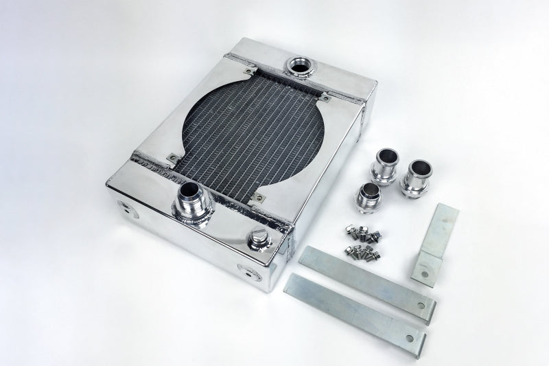 CSF 7065 FITS: Universal Drag Race / Tuck Radiator w/9in Spal Fan 10.5in H x 10in L x 3.6in W Radiators