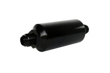 Load image into Gallery viewer, Aeromotive 12385 FITS: In-Line Filter AN -10 size Male 10 Micron Microglass Element Bright-Dip Black Fuel Filters