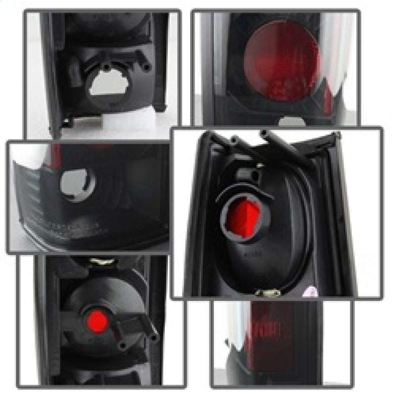 SPYDER 5078216 FITS: Nissan Hardbody 86-97 Euro Style Tail Lights Black Smoke ALT-YD-NH86-BSM Tail Lights