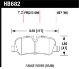 Hawk 05-09 Range Rover LR3 D1099 LTS Street Rear Brake Pads