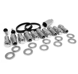 Race Star 601-1432-10 FITS: 14mmx1.5 1.38in. Shank W/ 7/8in. Head Dodge ChargerClosed End Lug Kit 10 PK Lug Nuts