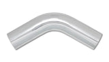Vibrant 2822 FITS: 4in O.D. Universal Aluminum Tubing (60 degree Bend) Polished Aluminum Tubing