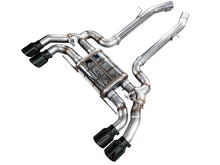 Load image into Gallery viewer, AWE Tuning 3025-43301 FITS: 20-25 BMW X3 M/M Comp (F97) AWD SwitchPath Axle-back Exhaust Diamond Black Tips Axle Back