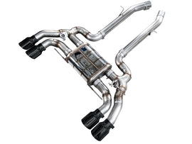 AWE Tuning 3025-43301 FITS: 20-25 BMW X3 M/M Comp (F97) AWD SwitchPath Axle-back Exhaust Diamond Black Tips Axle Back