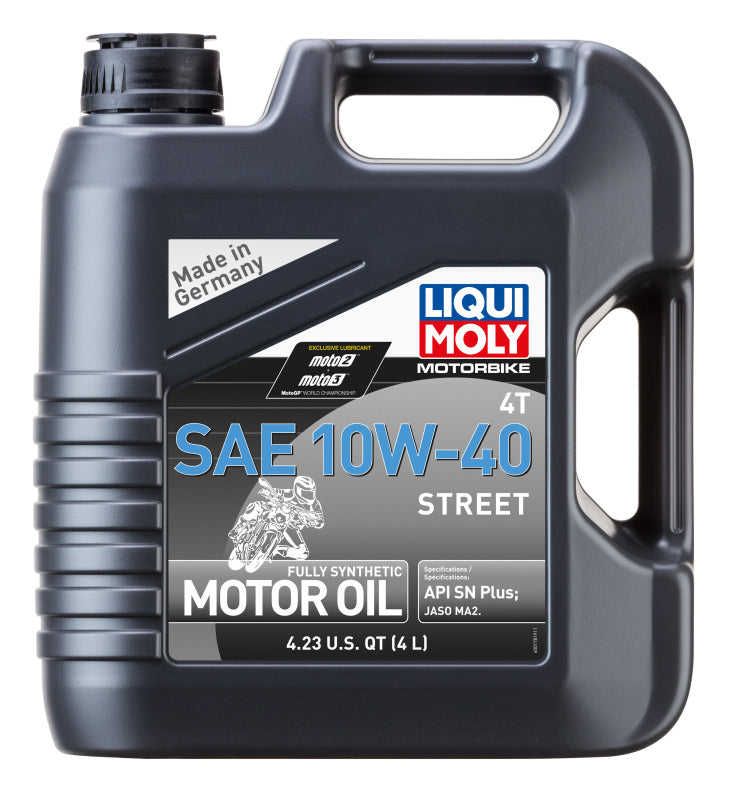 LIQUI MOLY 20056 FITS: 4L Motorbike 4T SAE 10W40 Street Motor Oils