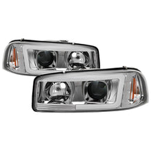 Load image into Gallery viewer, SPYDER 5084620 FITS: GMC Sierra 1500/2500/3500 99-06 V2 Projector Headlights DRL Chrome PRO-YD-CDE00V2-LB-C Headlights