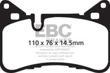 EBC DP32117C FITS: 14 Mercedes-Benz C63 AMG (W204) 6.2 Redstuff Rear Brake Pads Brake Pads Performance