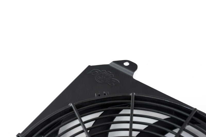 CSF 2858FB FITS: 92-00 Honda Civic All-Aluminum Fan Shroud w/12in SPAL Fan Black Finish Radiators
