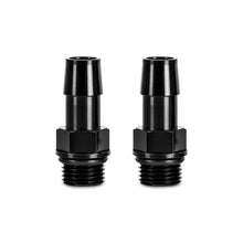 Load image into Gallery viewer, Mishimoto MMFT-M16-12BK FITS: 16X1.5 TO 1/2in. Hose Barb Aluminum Fittings (Pack of 2) Fittings