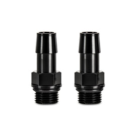 Mishimoto MMFT-M16-12BK FITS: 16X1.5 TO 1/2in. Hose Barb Aluminum Fittings (Pack of 2) Fittings