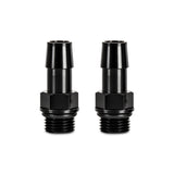 Mishimoto MMFT-M16-12BK FITS: 16X1.5 TO 1/2in. Hose Barb Aluminum Fittings (Pack of 2) Fittings