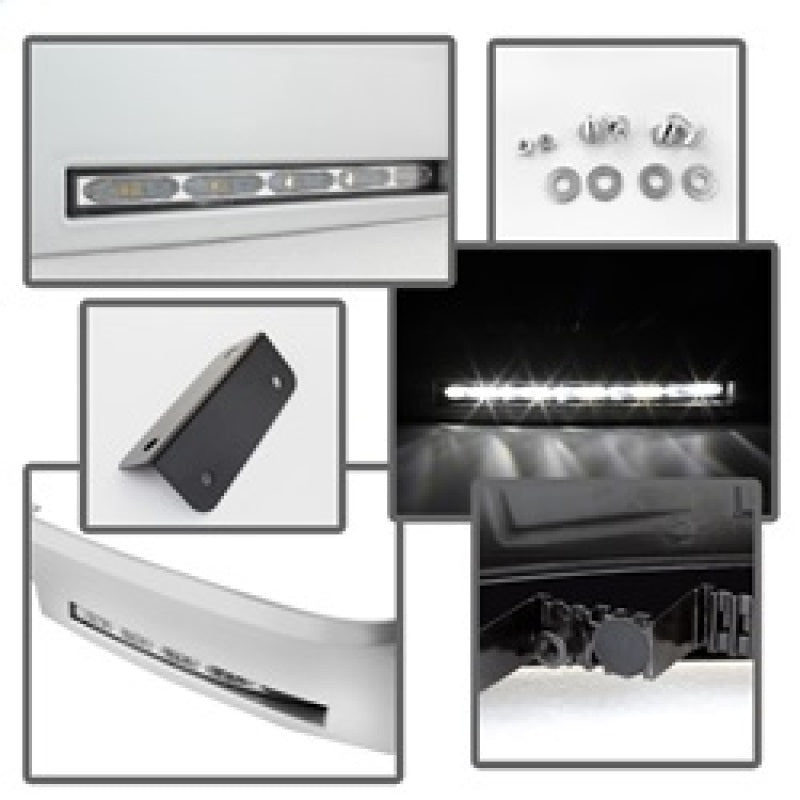 SPYDER 5077738 FITS: Toyota Tundra 07-13 Daytime LED Running Lights wo/switch Silver FL-DRL-TTU07-SIL Daytime Running Lights