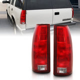 ANZO 311300 FITS: 1988-1999 Chevy C1500 Taillight Red/Clear Lens w/ Circuit Board(OE Replacement) Tail Lights