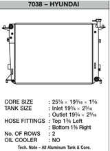 Load image into Gallery viewer, CSF 7038 FITS: 10-12 Hyundai Genesis 3.8L Radiator Radiators