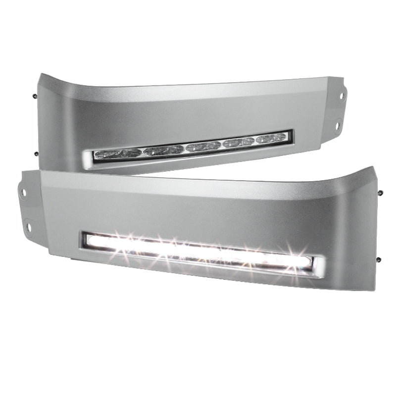 SPYDER 5077738 FITS: Toyota Tundra 07-13 Daytime LED Running Lights wo/switch Silver FL-DRL-TTU07-SIL Daytime Running Lights
