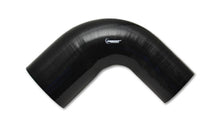 Load image into Gallery viewer, Vibrant 2782 FITS: 4 Ply Reinforced Silicone 90 degree Transition Elbow 2.5in I.D. x 3in I.D. (BLACK) Silicone Couplers &amp; Hoses