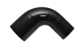 Vibrant 2782 FITS: 4 Ply Reinforced Silicone 90 degree Transition Elbow 2.5in I.D. x 3in I.D. (BLACK) Silicone Couplers & Hoses