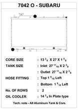 Load image into Gallery viewer, CSF 7042O FITS: 08-15 Subaru WRX/STI 2-Row Radiator w/Built-In Oil Cooler Radiators