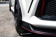Load image into Gallery viewer, Rally Armor MF47-UR-BLK/RD FITS: 17-22 Honda Civic Type R Black UR Mud Flap w/Red Logo Mud Flaps