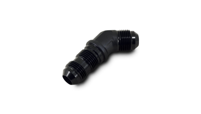 Vibrant 10602 FITS: -6AN Bulkhead Adapter 45 Degree Elbow Fitting Anodized Black Only Fittings