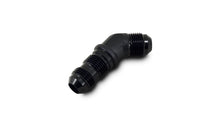 Load image into Gallery viewer, Vibrant 10603 FITS: -8AN Bulkhead Adapter 45 Degree Elbow Fitting Anodized Black Only Fittings