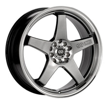 Load image into Gallery viewer, Enkei 446-770-1145HB FITS: EV5 17x7 4x100/108 45mm Offset 72.6 Bolt Diameter Hyper Black w/ Machined Lip Wheel Wheels Cast
