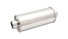 Load image into Gallery viewer, Vibrant 1119 FITS: StreetPower Round Muff 6inx9inx14in long Muff body 3in inlet I.D. x3in outlet Center-Center Muffler