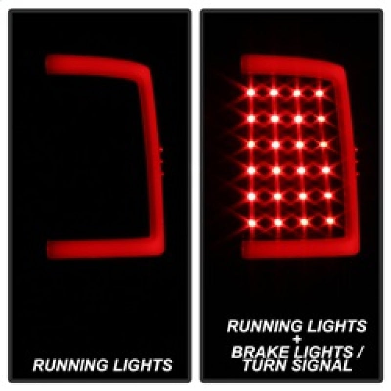 SPYDER 9041020 FITS:xTune 13-18 Dodge Ram 1500 (LED Model Only) LED Tail Lights Blk Smk (ALT-ON-DRAM13V2-LBLED-BSM) Tail Lights