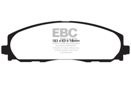 EBC DP61888 FITS: 12+ Chrysler Town & Country 3.6 Greenstuff Front Brake Pads Brake Pads Performance