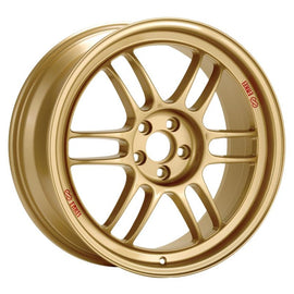 Enkei 3798808045GG FITS: RPF1 18x8 5x100 45mm Offset 56mm Bore Gold Wheel 02-10 WRX & 04 STI Wheels Cast