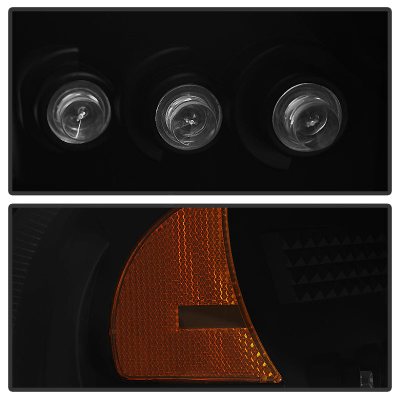 SPYDER 5078292 FITS: GMC Sierra 1500/2500 99-06 Projector Headlights LED Halo LED Blk Smke PRO-YD-CDE00-HL-BSM Headlights