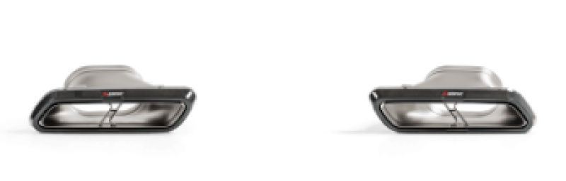 Akrapovic TP-CT/46/G FITS: 2018 Mercedes Benz E63 (W213) Evolution Tail Pipe Set (High Gloss Carbon) Tips
