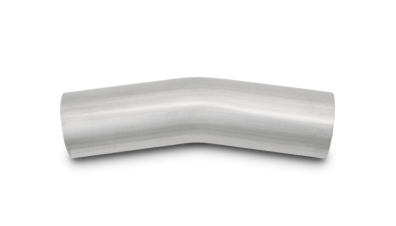 Vibrant 13133 FITS: 3.5in OD T304 SS 15 Deg Mandrel Bend 5in Leg Length (5.5in Centerline Radius) Steel Tubing