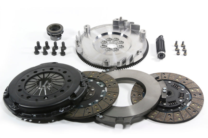 DKM Clutch MS-006-005 FITS: BMW E34/E36/E39/E46/Z3/Z4 Up to 03 (6 Cyl) 5-Spd MS Twin Disc Clutch Kit w/Steel Flywheel Clutch Kits Multi