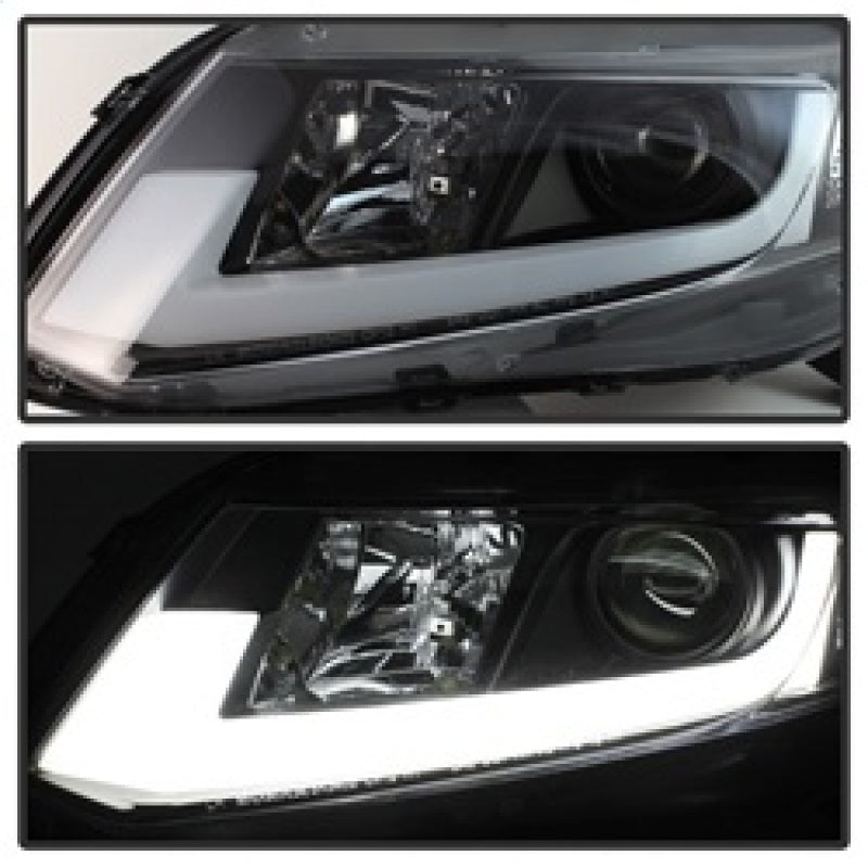 SPYDER 5076519 FITS: 12-14 Honda Civic (Excl. 2014 Coupe) Projector Headlights Lgtbr DRL Black PRO-YD-HC12-DRL-BK Headlights