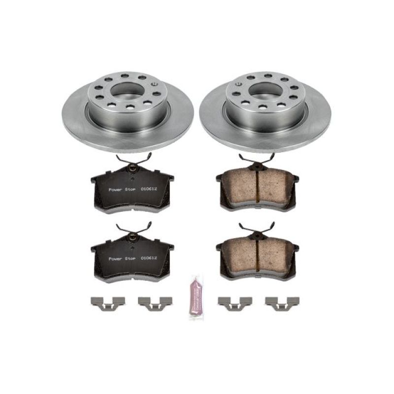 PowerStop KOE5671 FITS:Power Stop 10-13 Audi A3 Rear Autospecialty Brake Kit Brake Kits OE