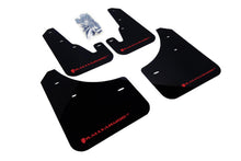 Load image into Gallery viewer, Rally Armor MF9-UR-BLK/RD FITS: 04-09 Mazda3/Speed3 Black UR Mud Flap w/ Red Logo Mud Flaps