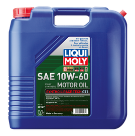 LIQUI MOLY 20127 FITS: 20L Synthoil Race Tech GT1 Motor Oil SAE 10W60 Motor Oils