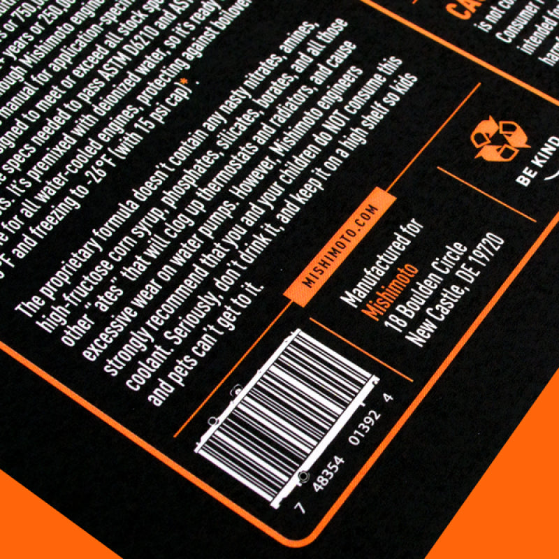 Mishimoto MMRA-LC-FULLF FITS: Liquid Chill Synthetic Engine Coolant Full Strength Coolants